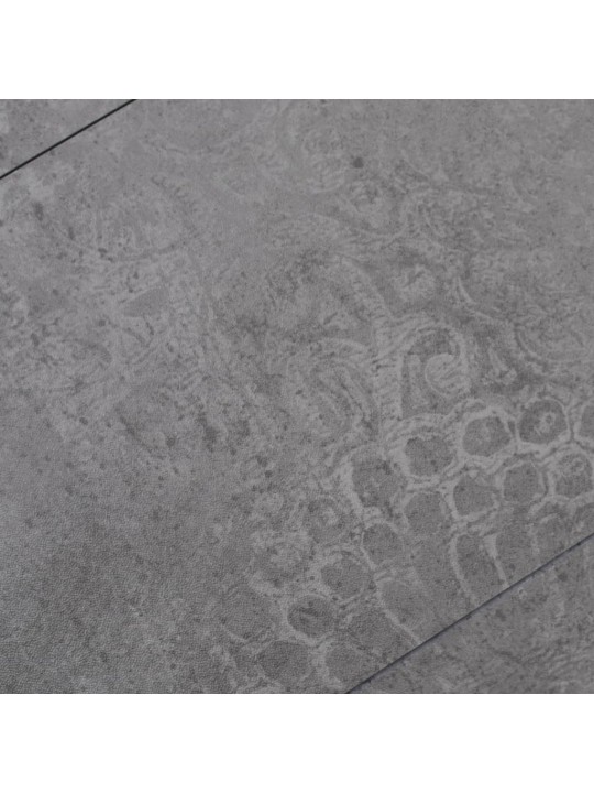 Grīdas dēļi, pašlīmējoši, 5,02 m², 2 mm, betona pelēks pvc