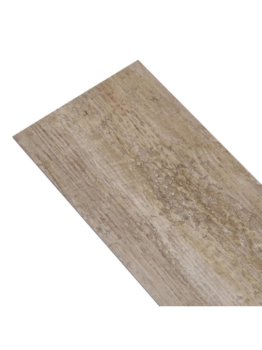 Grīdas dēļi, pašlīmējoši, 5,02 m², 2 mm, izbalējuša koka pvc