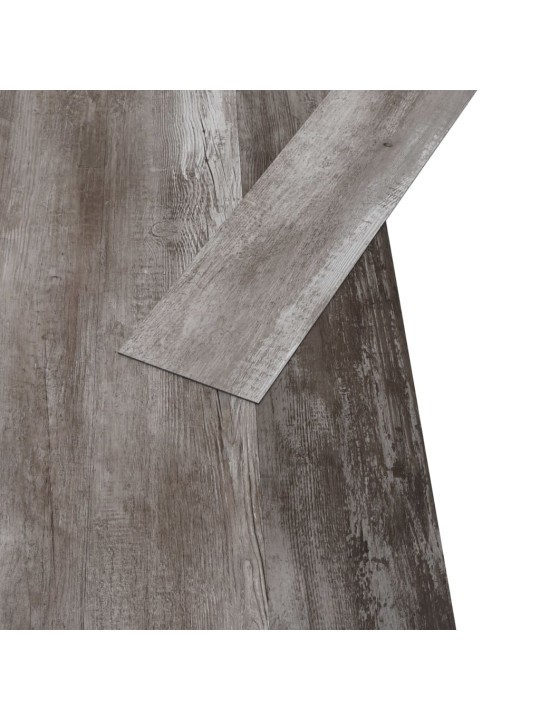 Grīdas dēļi, pašlīmējoši, 5,02 m², 2 mm, matēta, brūna koka pvc