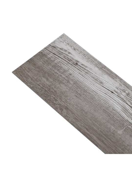 Grīdas dēļi, pašlīmējoši, 5,02 m², 2 mm, matēta, brūna koka pvc