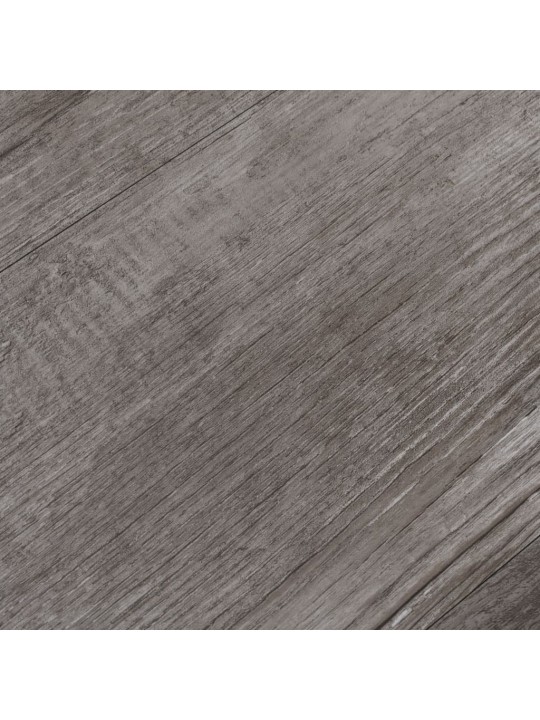 Grīdas dēļi, pašlīmējoši, 5,02 m², 2 mm, matēta, brūna koka pvc