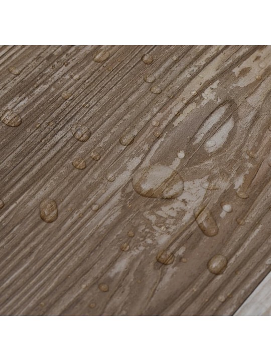 Grīdas dēļi, 5,26 m², 2 mm, nobružāta koka, pvc
