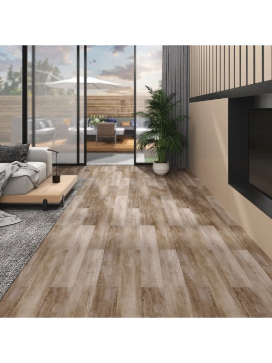 Grīdas dēļi, 5,26 m², 2 mm, nobružāta koka, pvc