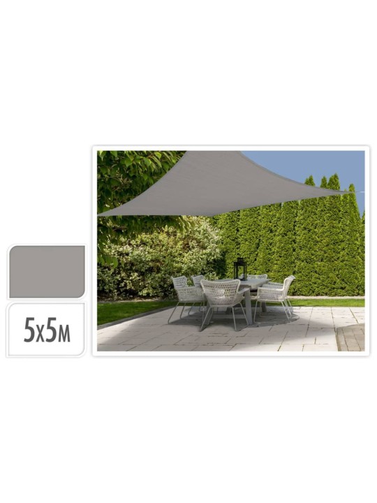 Progarden nojume, 3x3 m, kvadrāta forma, pelēka