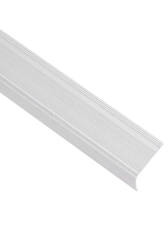Kāpņu profili, 15 gb., l forma, 90 cm, sudraba krāsas alumīnijs
