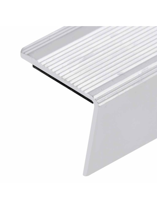 Kāpņu profili, 15 gb., l forma, 90 cm, sudraba krāsas alumīnijs