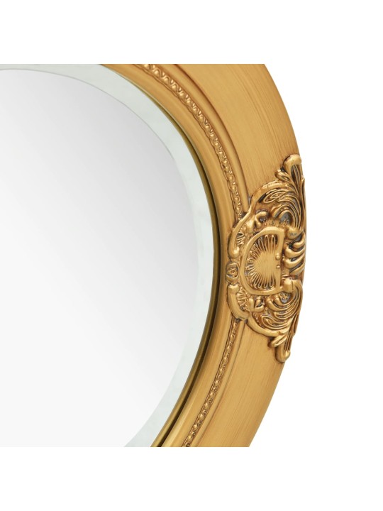 Baroka stila sienas spogulis, 50 cm, zelta krāsā