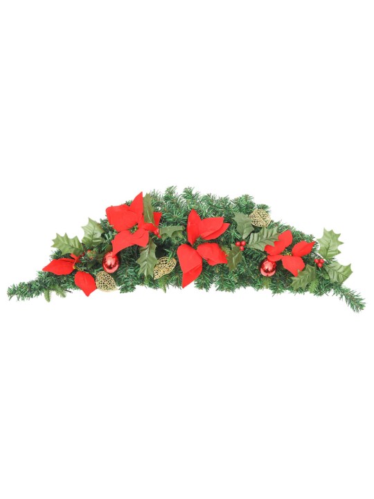 Ziemassvētku arka ar led lampiņām, zaļa, 90 cm, pvc