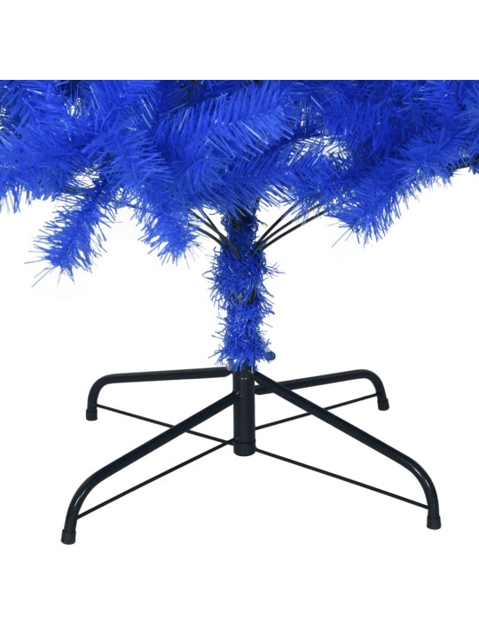 Mākslīgā ziemassvētku egle ar statīvu, zila, 180 cm, pvc