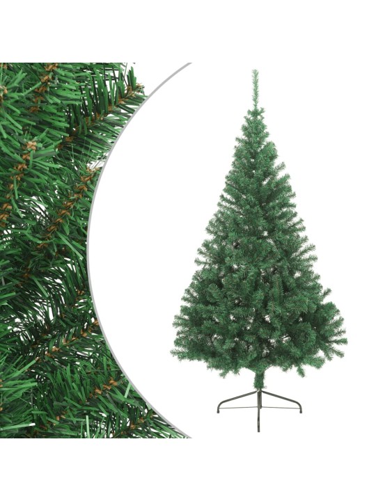 Mākslīgā Ziemassvētku egle ar statīvu, pusapaļa, 180 cm, PVC