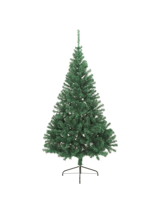 Mākslīgā Ziemassvētku egle ar statīvu, pusapaļa, 210 cm, PVC