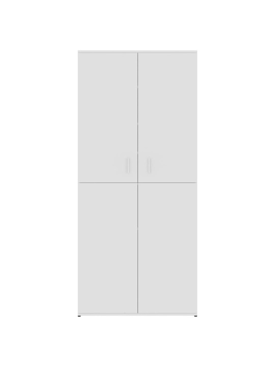 Apavu skapis, balts, 80x39x178 cm, kokskaidu plāksne