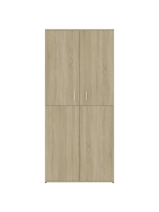 Apavu skapis, ozolkoka krāsā, 80x39x178 cm, kokskaidu plāksne
