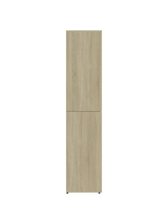 Apavu skapis, ozolkoka krāsā, 80x39x178 cm, kokskaidu plāksne