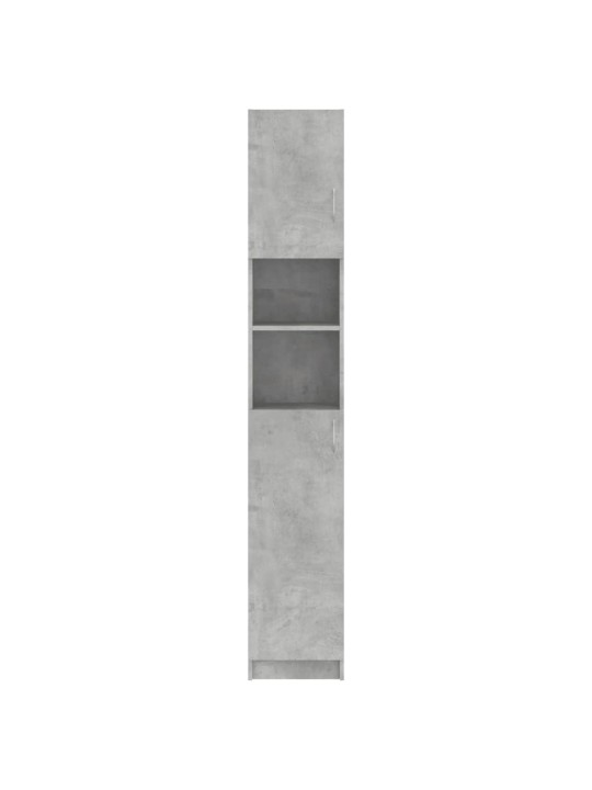 Vannasistabas plaukts, pelēks, 32x25,5x190cm, inženierijas koks