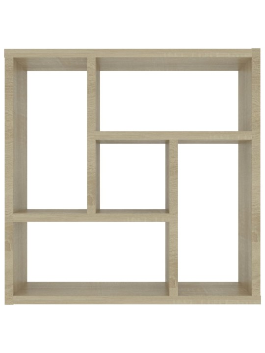 Sienas plaukts ozolkoka krāsa 45,1x16x45,1 cm inženierijas koks