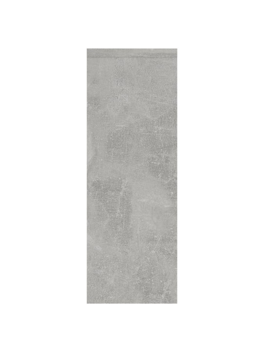 Sienas plaukts, betonpelēks, 45,1x16x45,1 cm, inženierijas koks