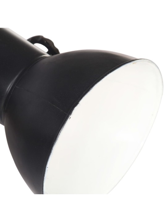 Sienas lampa, industriāls dizains, melna, 90x25 cm, e27