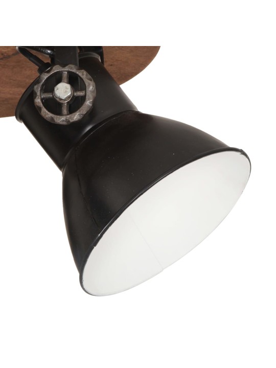 Griestu lampa, industriāls dizains, melna, 25 w, 42x27 cm, e27