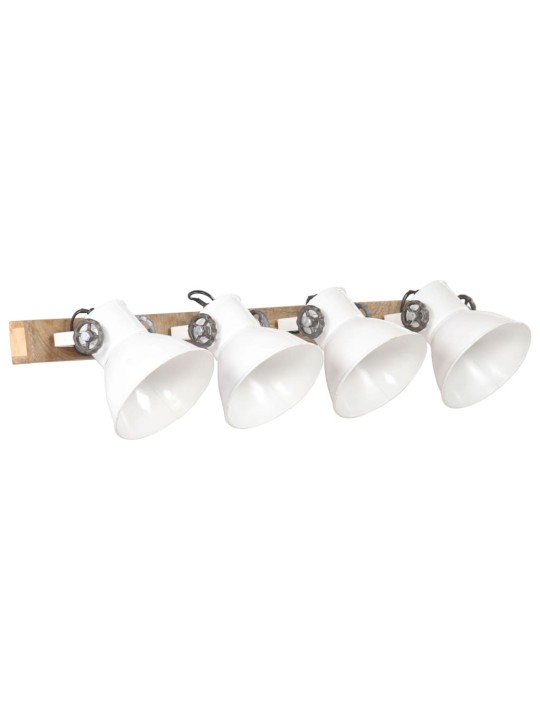 Sienas lampa, industriāls dizains, balta, 90x25 cm, e27