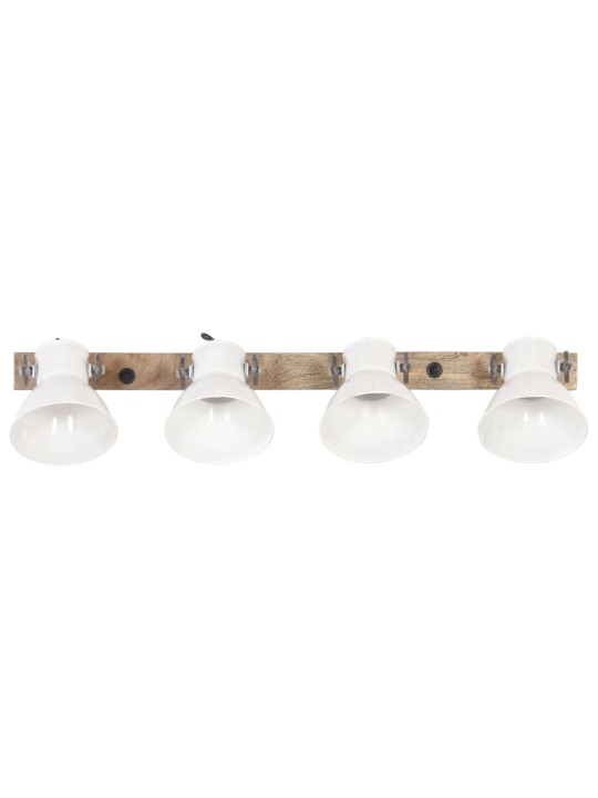 Sienas lampa, industriāls dizains, balta, 90x25 cm, e27