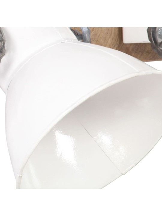 Sienas lampa, industriāls dizains, balta, 90x25 cm, e27