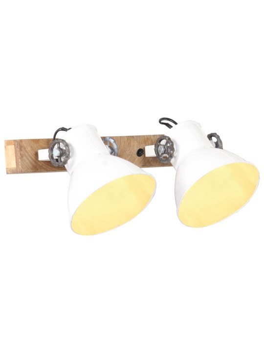 Sienas lampa, industriāls dizains, balta, 45x25 cm, e27