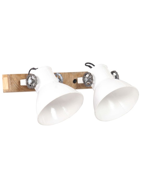 Sienas lampa, industriāls dizains, balta, 45x25 cm, e27