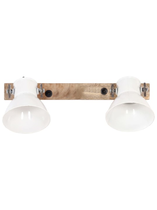 Sienas lampa, industriāls dizains, balta, 45x25 cm, e27