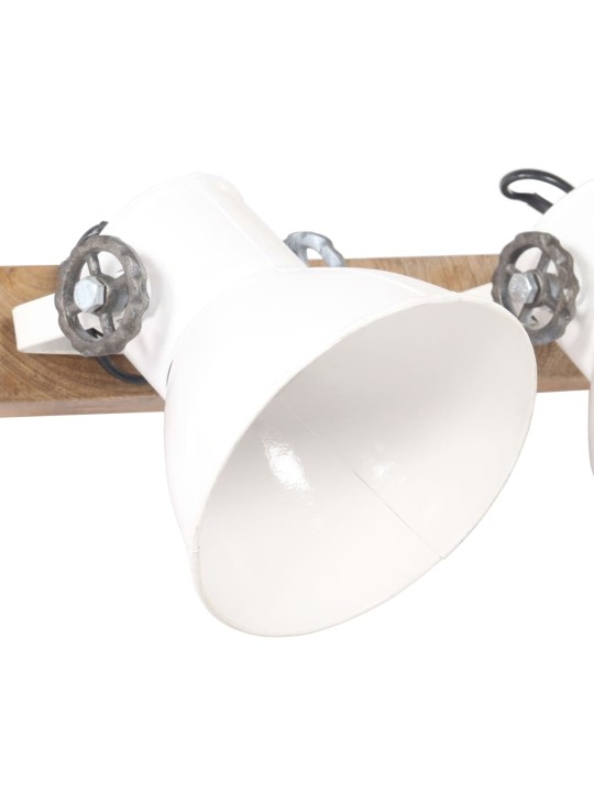Sienas lampa, industriāls dizains, balta, 45x25 cm, e27