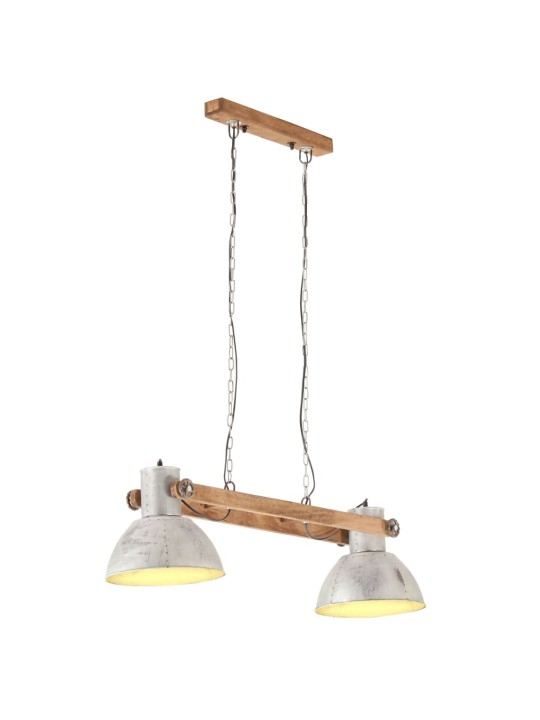 Griestu lampa, industriāls dizains, 25 w, sudraba, 109 cm, e27