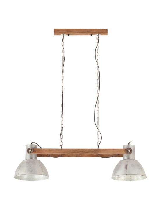 Griestu lampa, industriāls dizains, 25 w, sudraba, 109 cm, e27