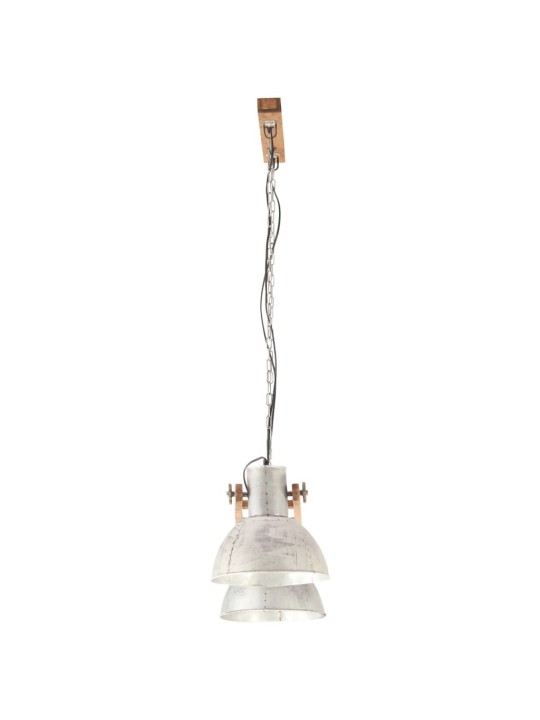 Griestu lampa, industriāls dizains, 25 w, sudraba, 109 cm, e27