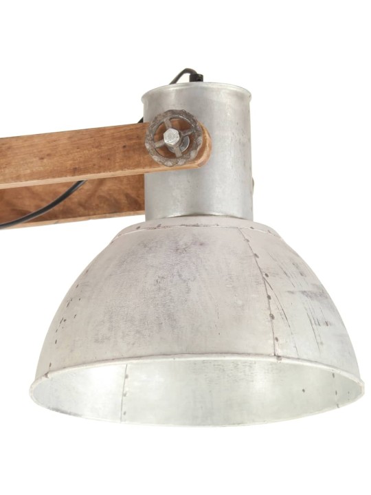 Griestu lampa, industriāls dizains, 25 w, sudraba, 109 cm, e27