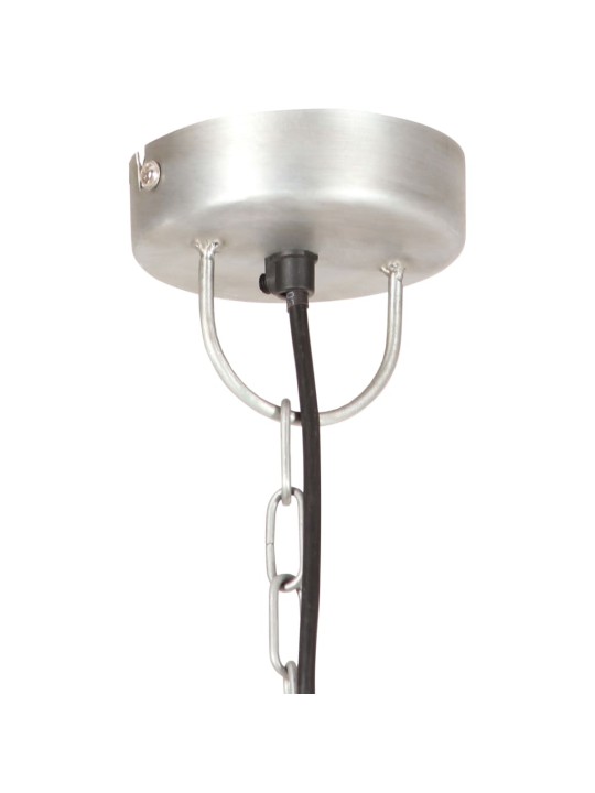 Griestu lampa, industriāls dizains, sudrabaina, 25 w, 30cm, e27