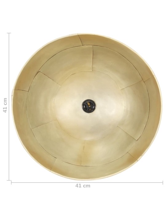 Griestu lampa, industriāla, misiņa krāsā, 25 w, 41 cm, e27