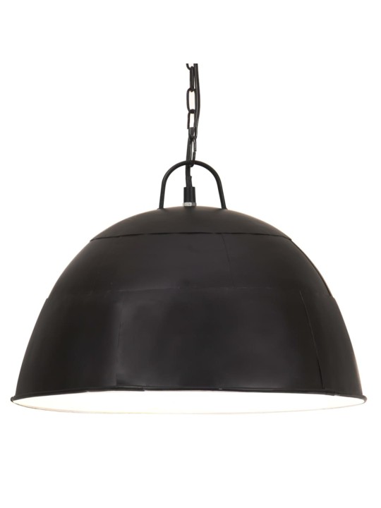 Griestu lampa, industriāls dizains, melna, 25 w, 41 cm, e27
