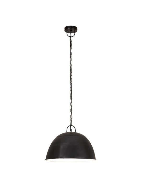 Griestu lampa, industriāls dizains, melna, 25 w, 41 cm, e27