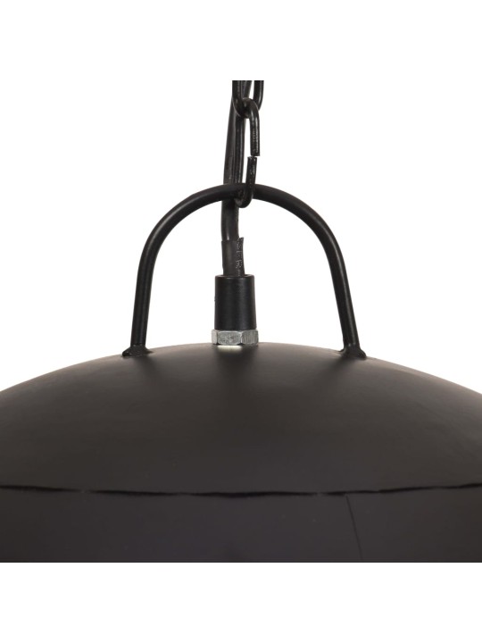 Griestu lampa, industriāls dizains, melna, 25 w, 41 cm, e27