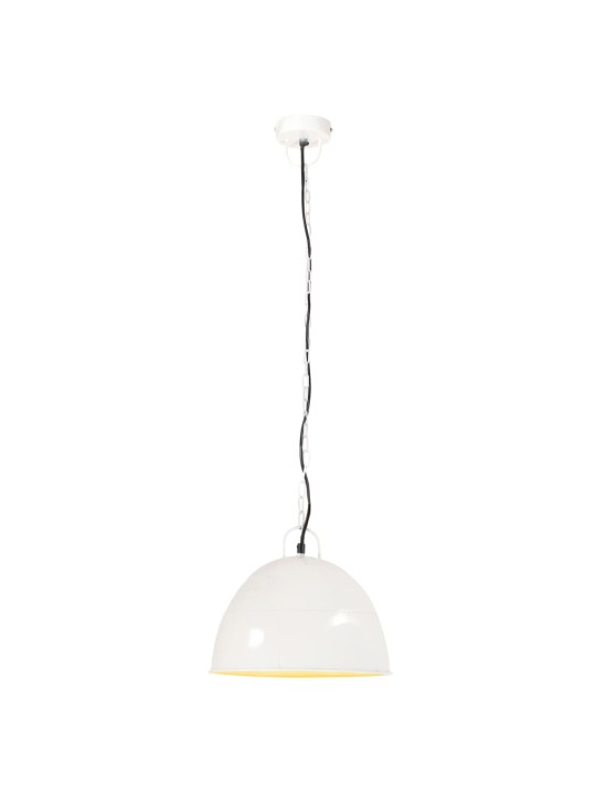Griestu lampa, industriāls dizains, balta, 25 w, 31 cm, e27
