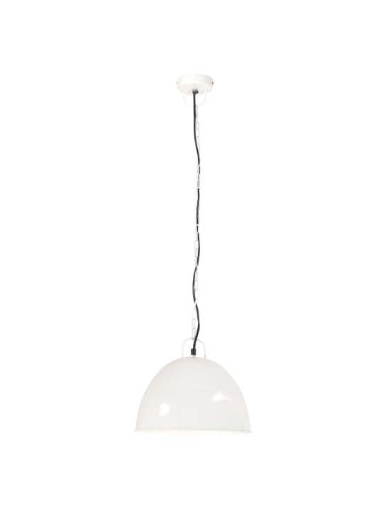 Griestu lampa, industriāls dizains, balta, 25 w, 31 cm, e27