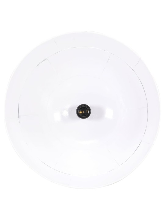 Griestu lampa, industriāls dizains, balta, 25 w, 31 cm, e27