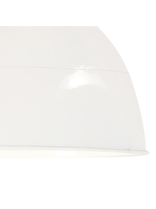 Griestu lampa, industriāls dizains, balta, 25 w, 31 cm, e27