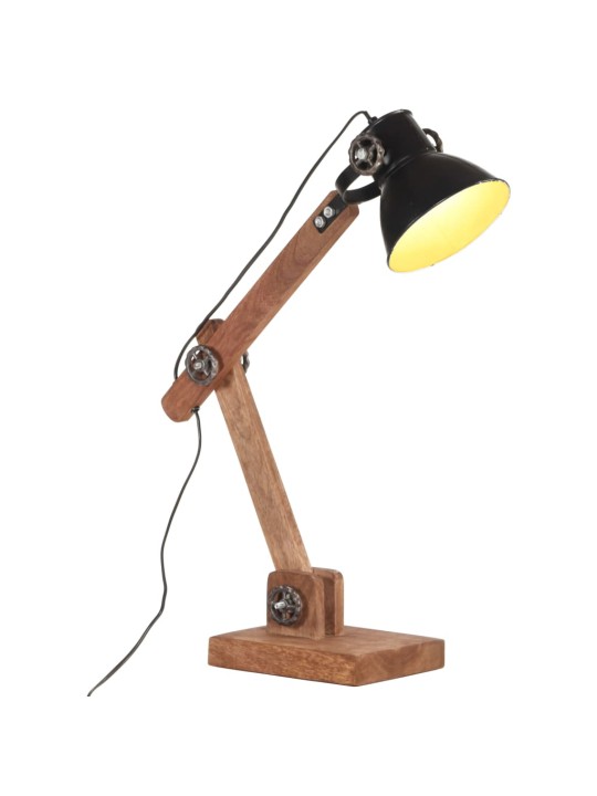 Galda lampa, industriāls dizains, melna, 58x18x90 cm, e27