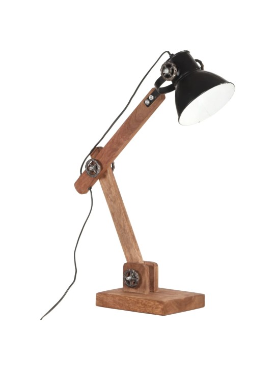Galda lampa, industriāls dizains, melna, 58x18x90 cm, e27