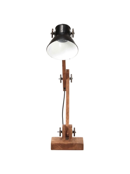 Galda lampa, industriāls dizains, melna, 58x18x90 cm, e27
