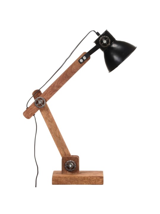 Galda lampa, industriāls dizains, melna, 58x18x90 cm, e27
