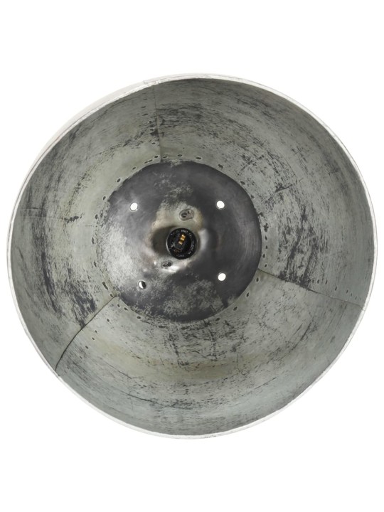 Griestu lampa, industriāls dizains, sudrabaina, 25 W, 42cm, E27