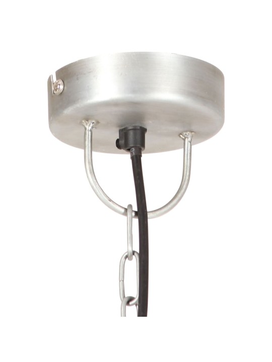 Griestu lampa, industriāls dizains, sudrabaina, 25 W, 42cm, E27