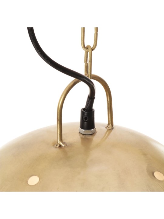 Griestu lampa, industriāls dizains, misiņa, 25 w, 42 cm, e27